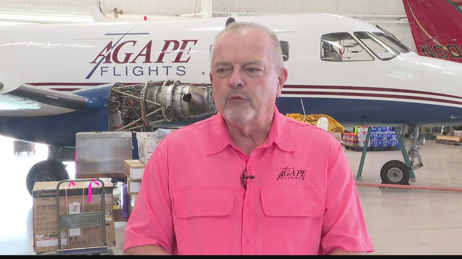 CEO of Agape Flights, which does charity charter flights to Haiti, says he is concerned for their safety as kidnappers demand $17 million in ransom.