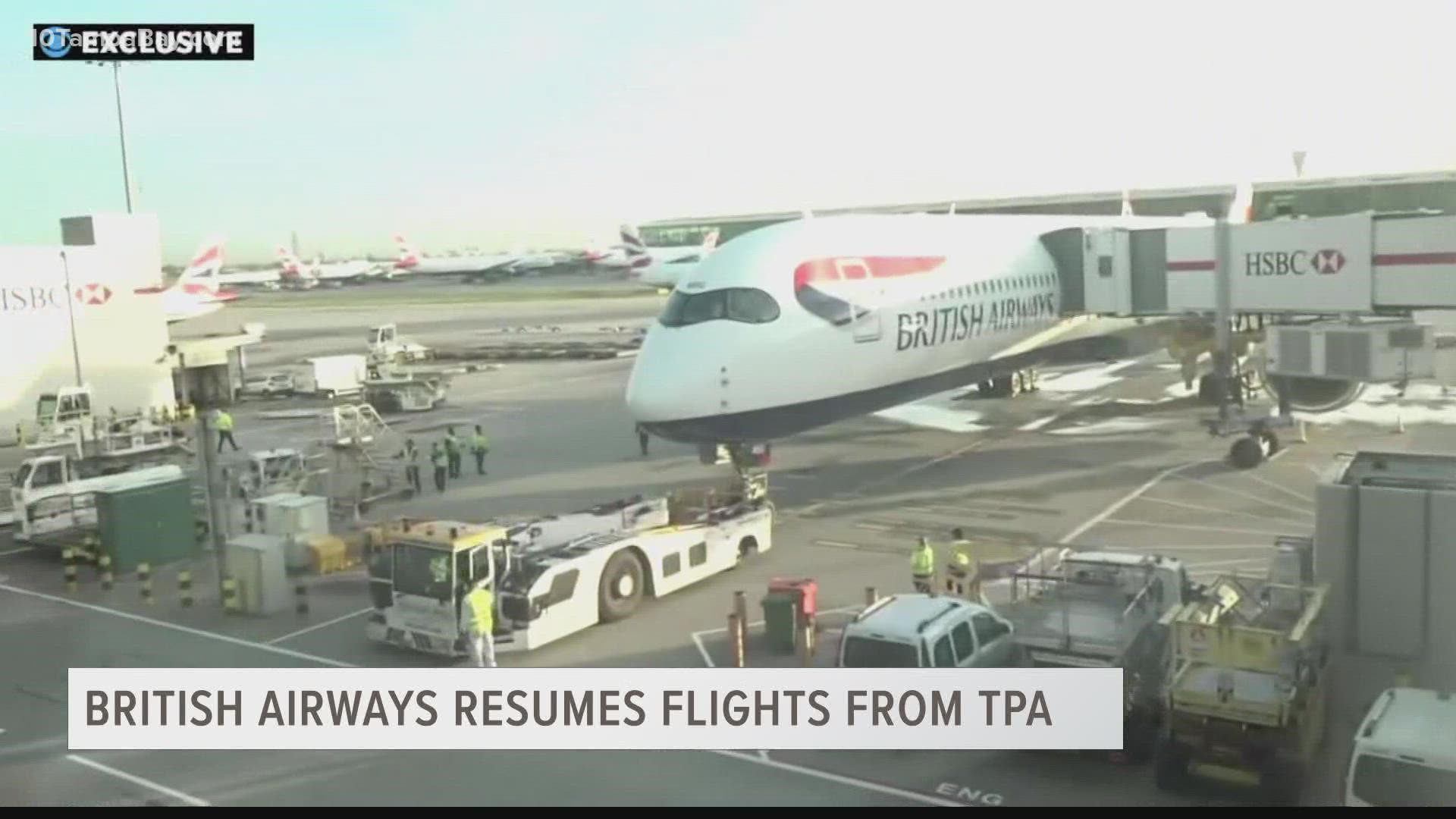 British Airways returned with flight service to London Gatwick, the first European service since March 2020.