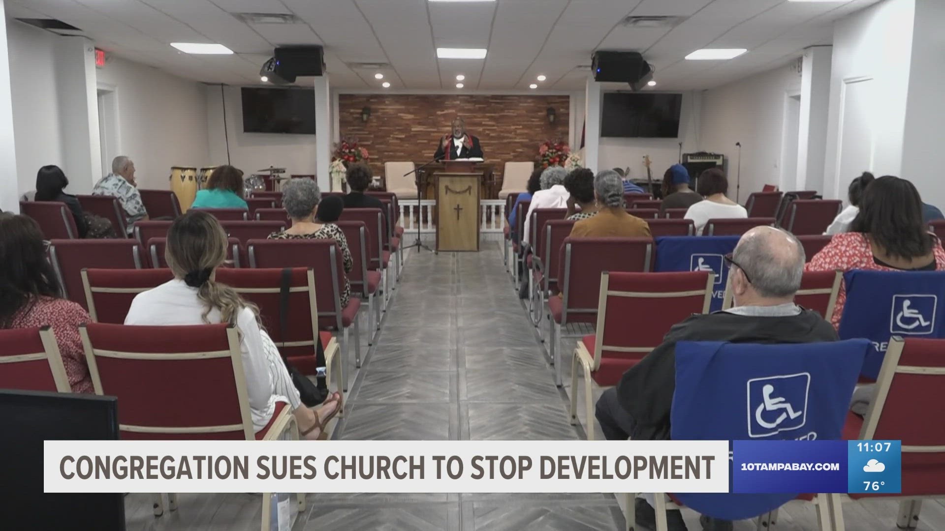 Former members of Bell Shoals Baptist Church Palm River Campus were ready to move on. Then they heard about plans to sell the church to developers.