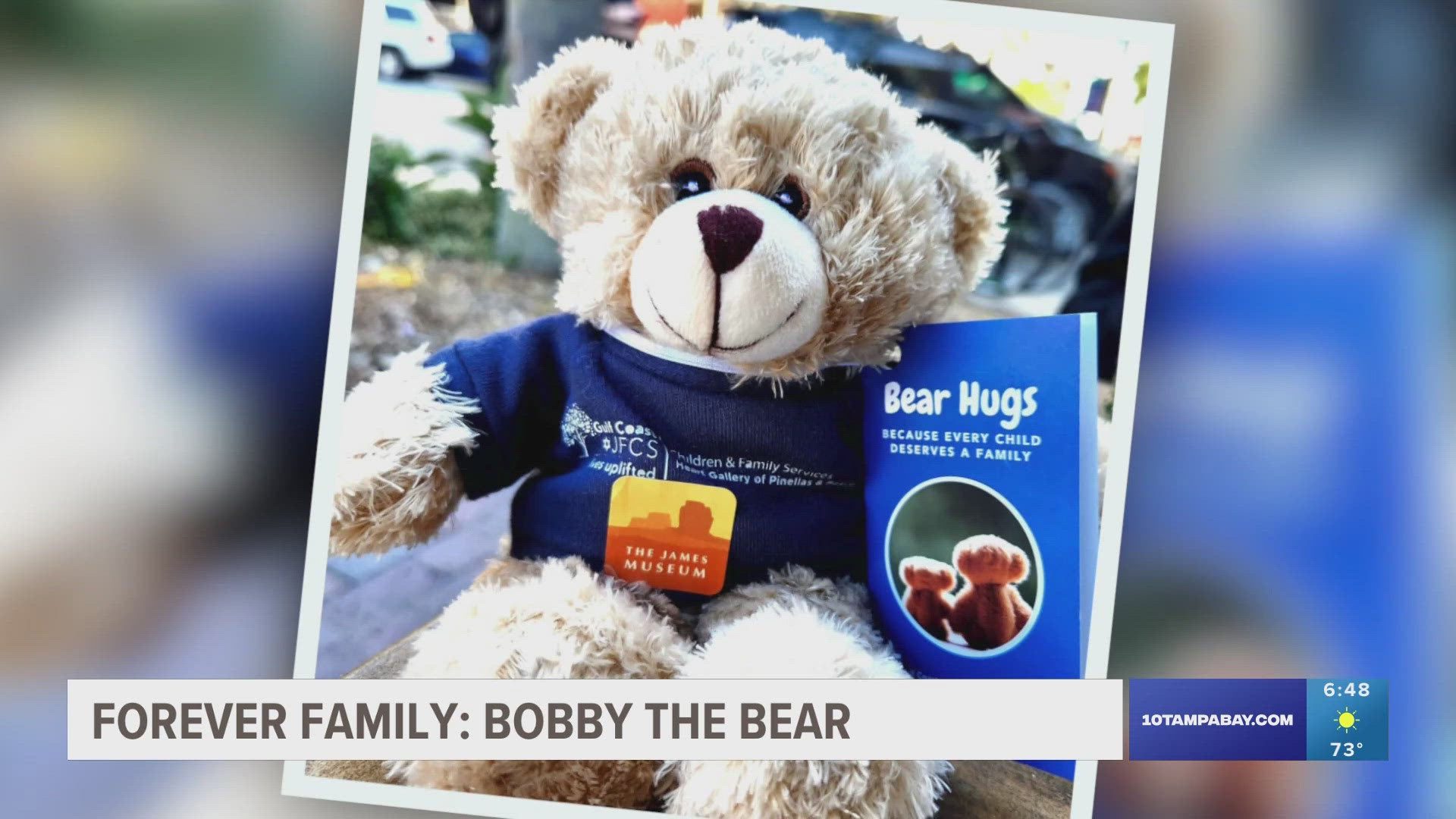 Bobby the Bear is meant to build awareness about adoption and children in foster care waiting for their forever families.