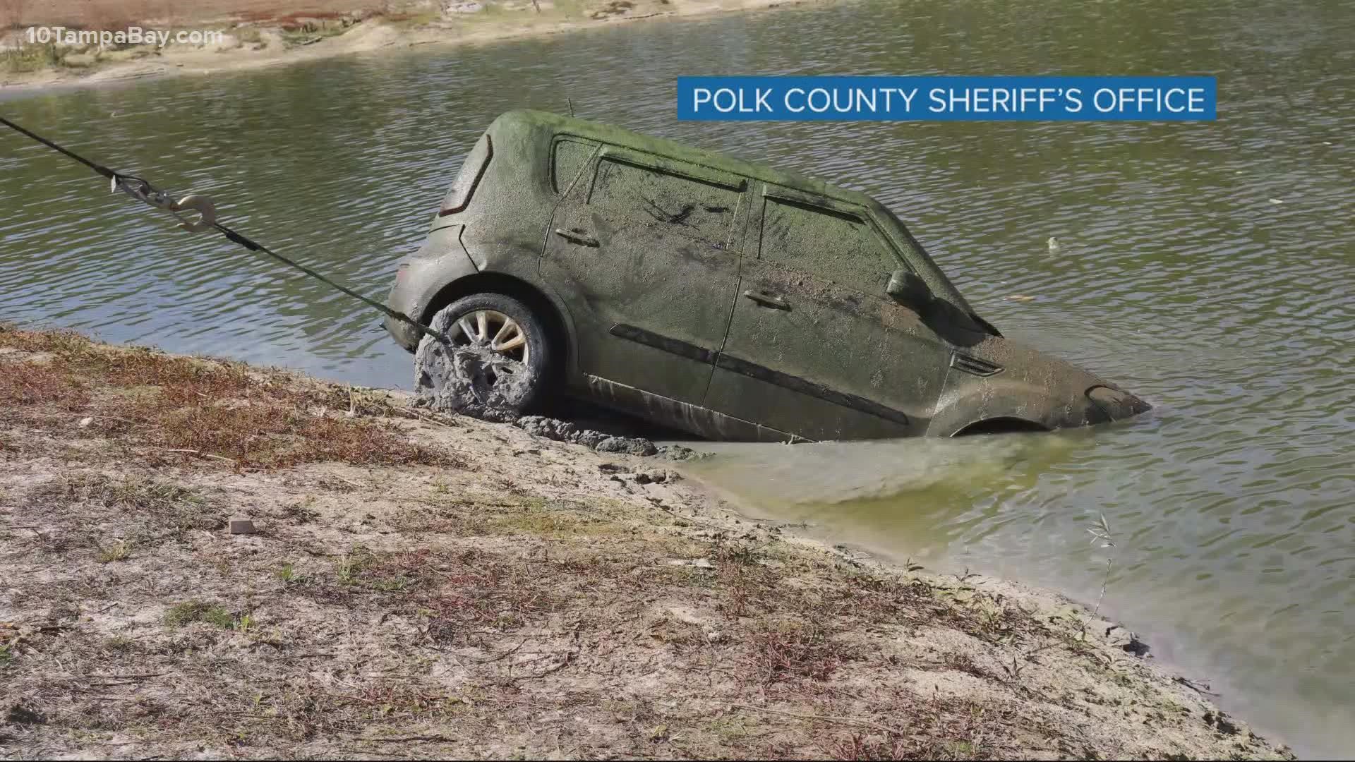 The Polk County Sheriff's Office did not identify the body found but said the car is associated with Margaret "Jan" Smith, who's been missing since April 2021.