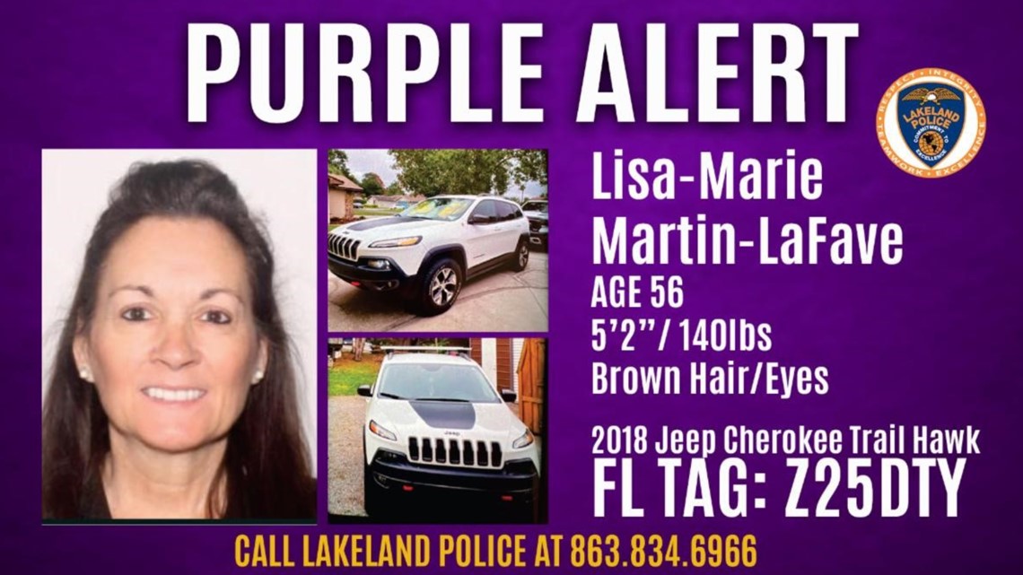 Purple Alert Issued For Mising Lakeland Woman 5121