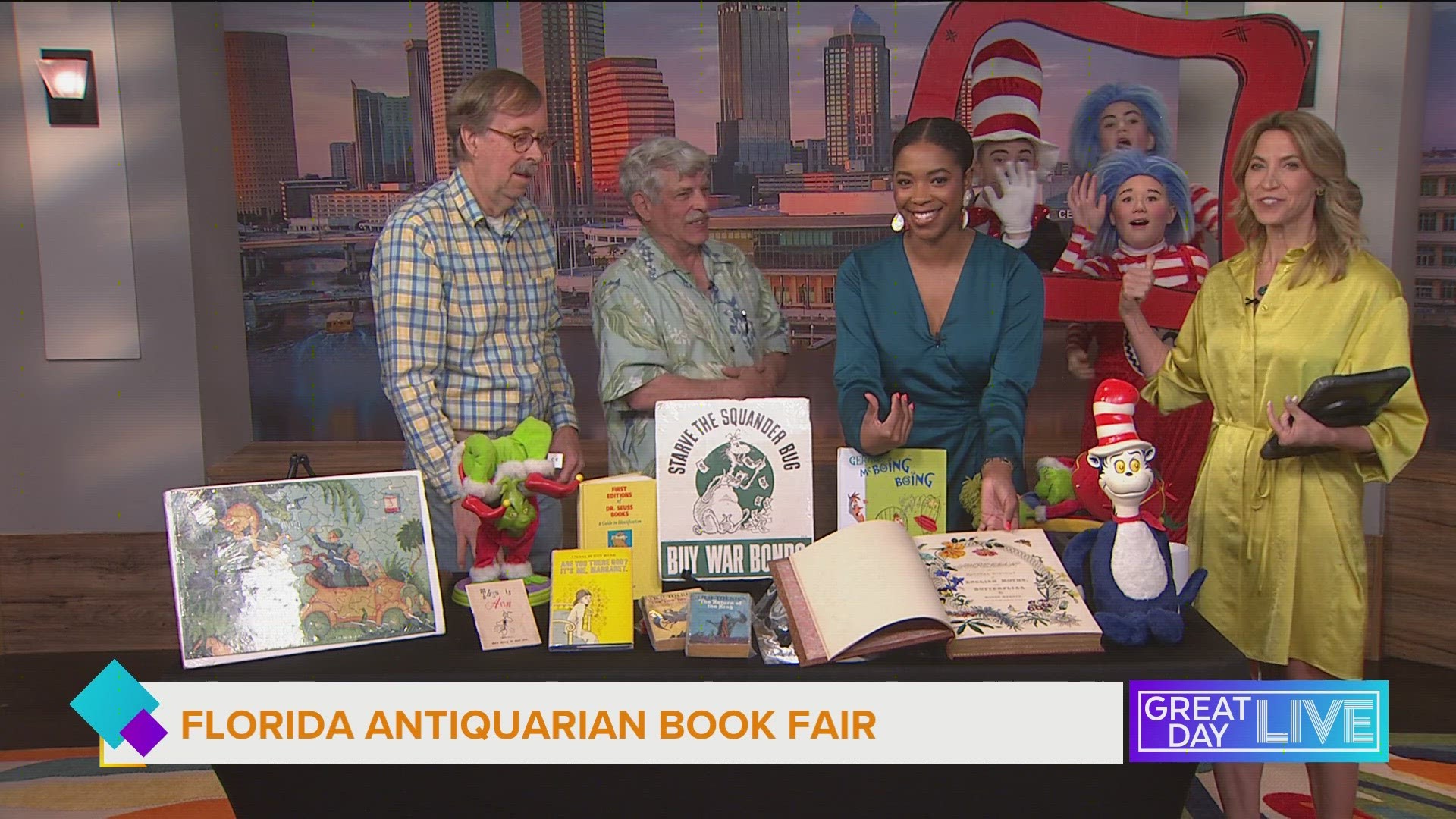 The Antiquarian Book Fair is back in St. Pete this Saturday, and there will be a celebration of Dr. Seuss’ birthday.