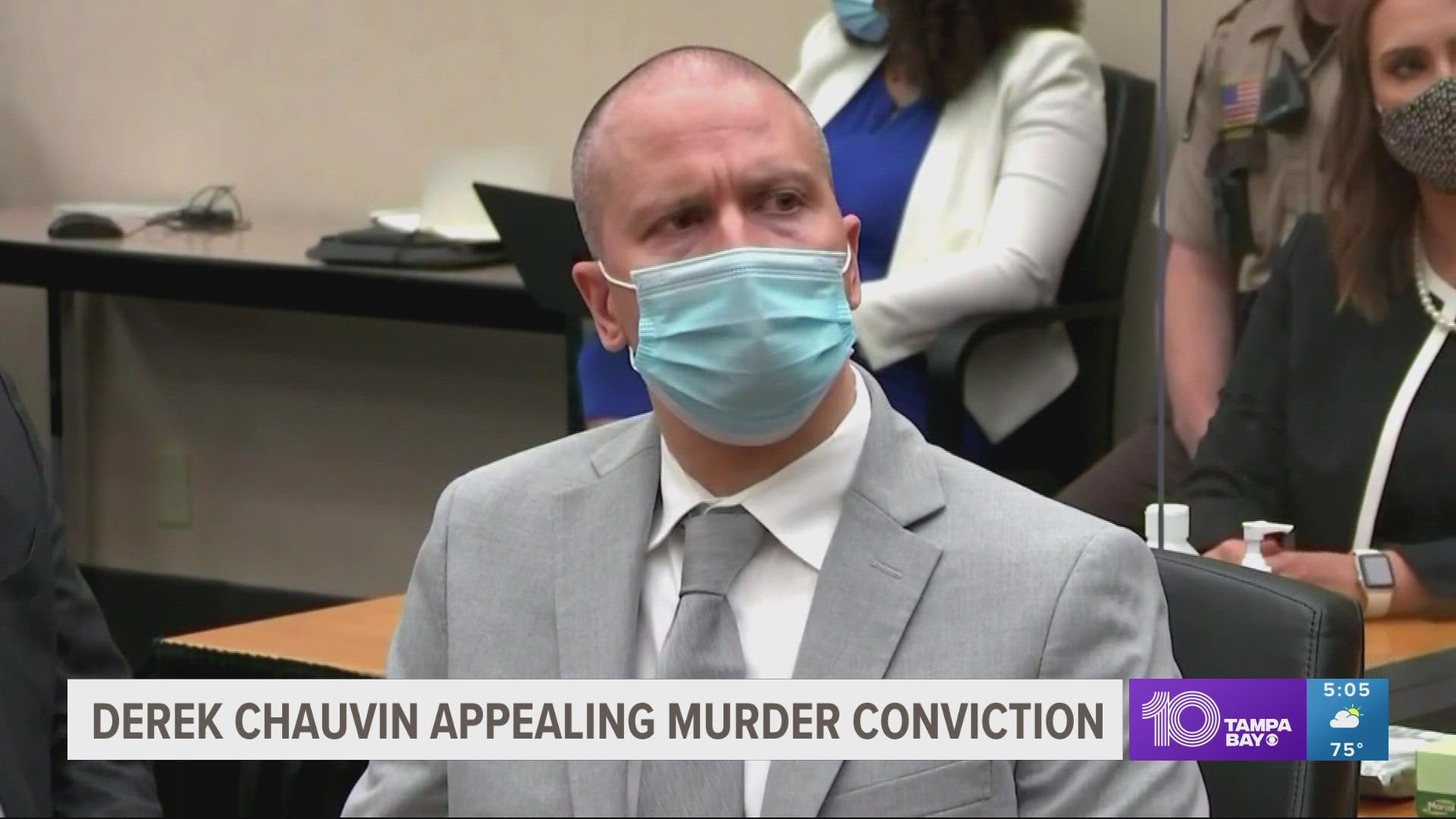 Chauvin's attorney argued that the former Minneapolis police officer wasn't given a fair trial in state court due in part to pretrial publicity and other factors.