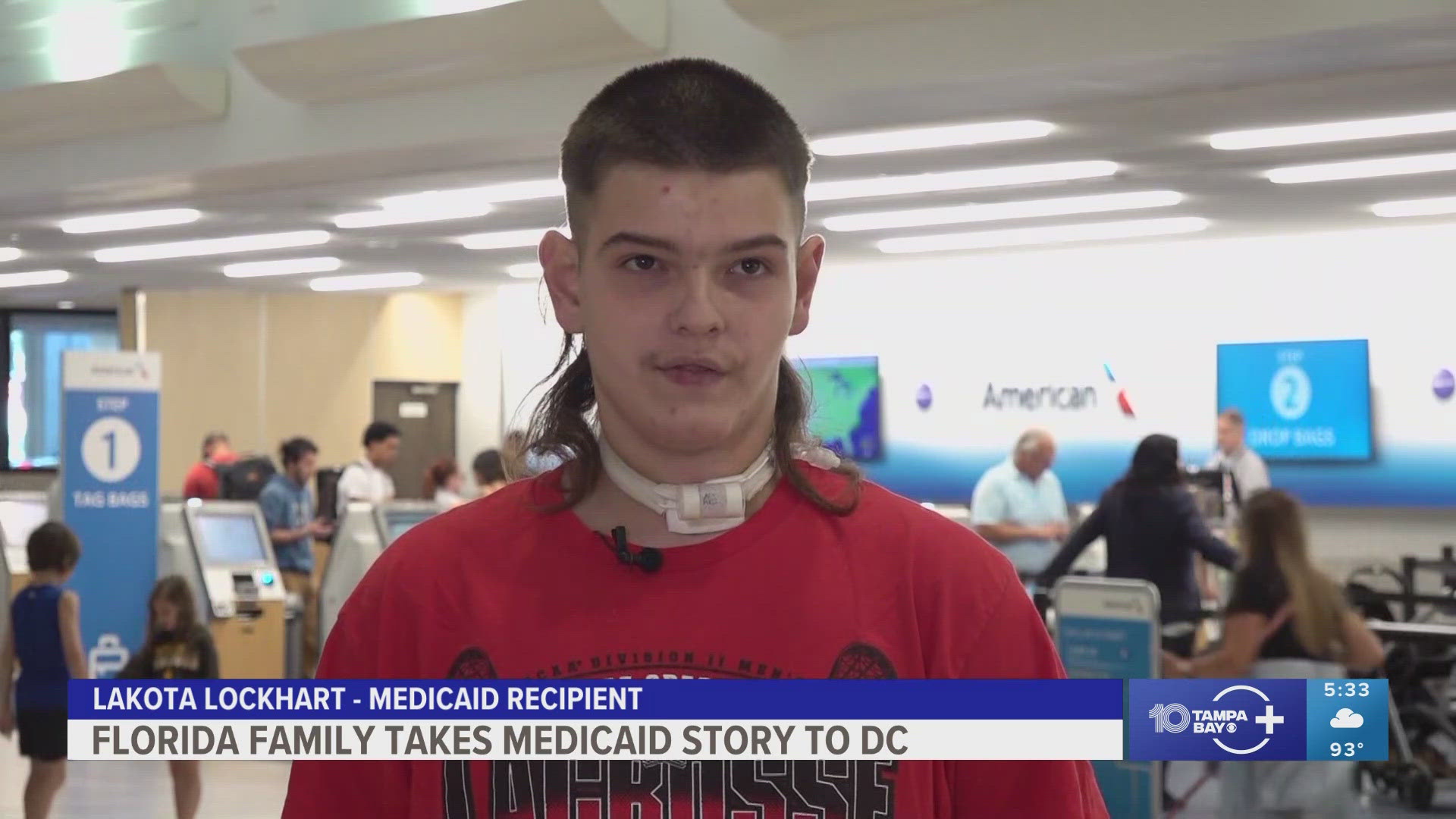 15-year-old Lakota Lockhart and his family joined advocates on Capitol Hill to advocate for Medicaid and against proposed changes.