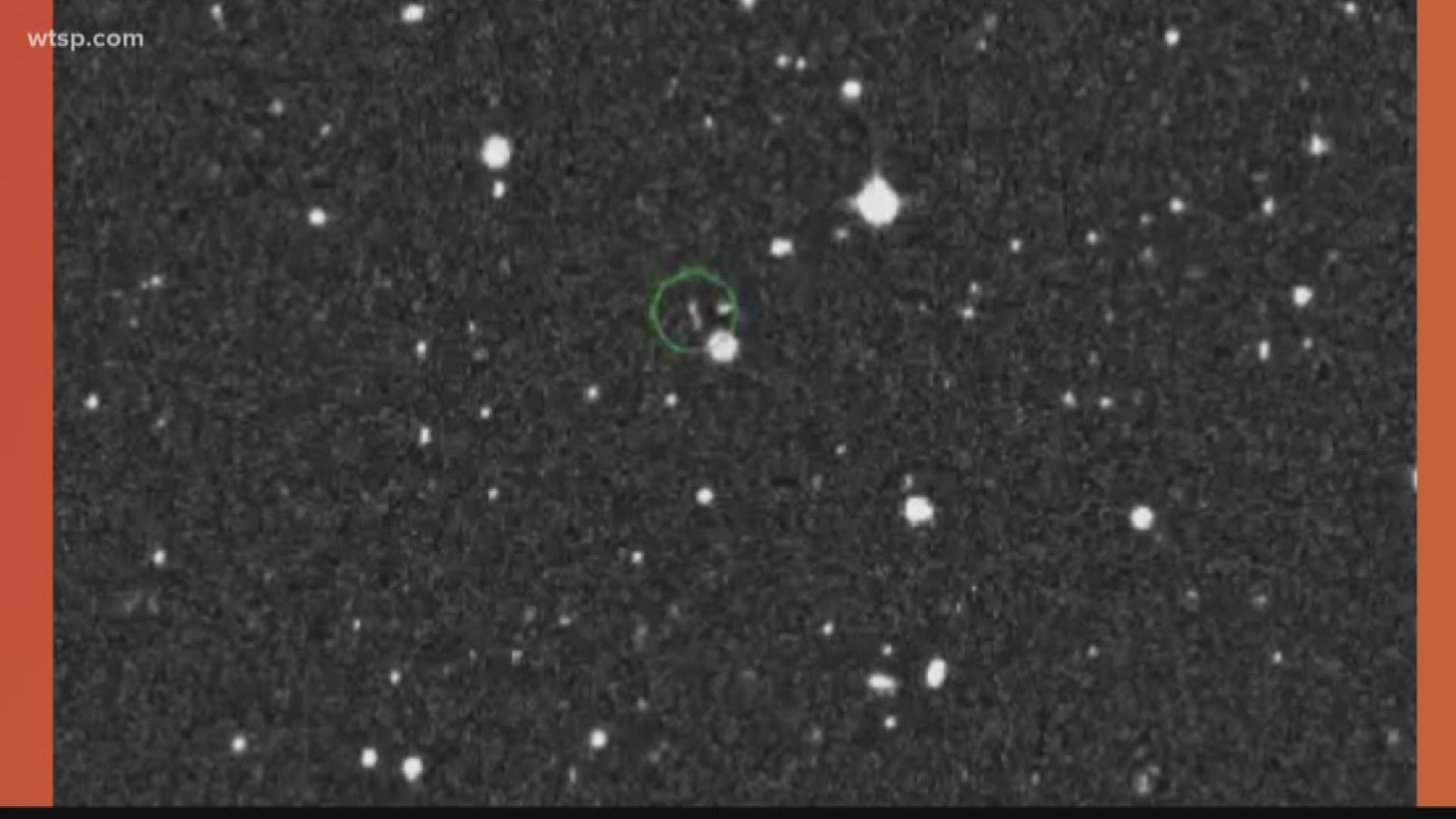 Researchers Kacper Wierzchos and Teddy Pruyne said the asteroid -- about 6-11 feet in diameter -- was observed on Feb. 15.