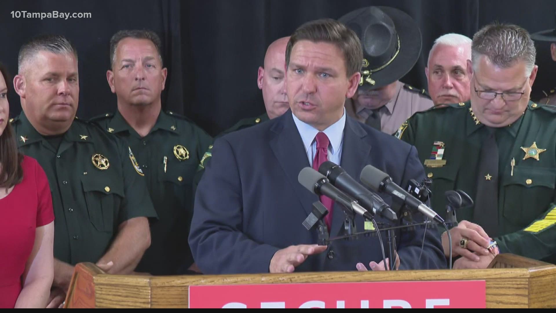 State and local law enforcement resources will be sent west, the governor said.