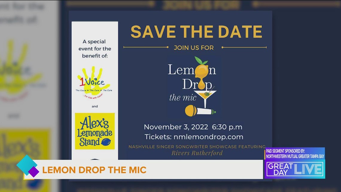 Lemon Drop the Mic fundraiser to benefit pediatric cancer organizations