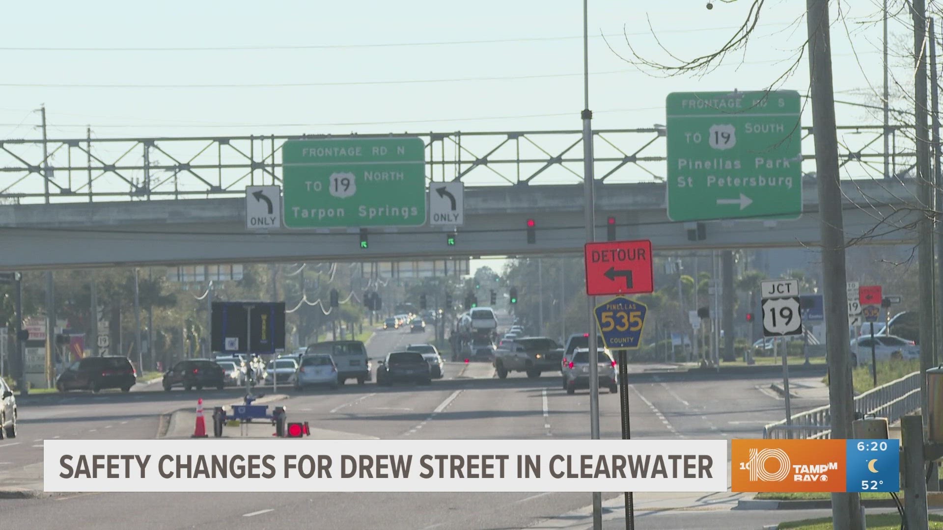 FDOT recently did a study that found changes to the road would cut crashes by 57 percent. Those changes include repaving and lane reduction.