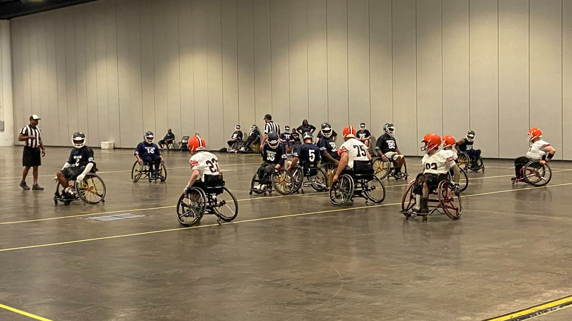 Wheelchair football tournament in Tampa