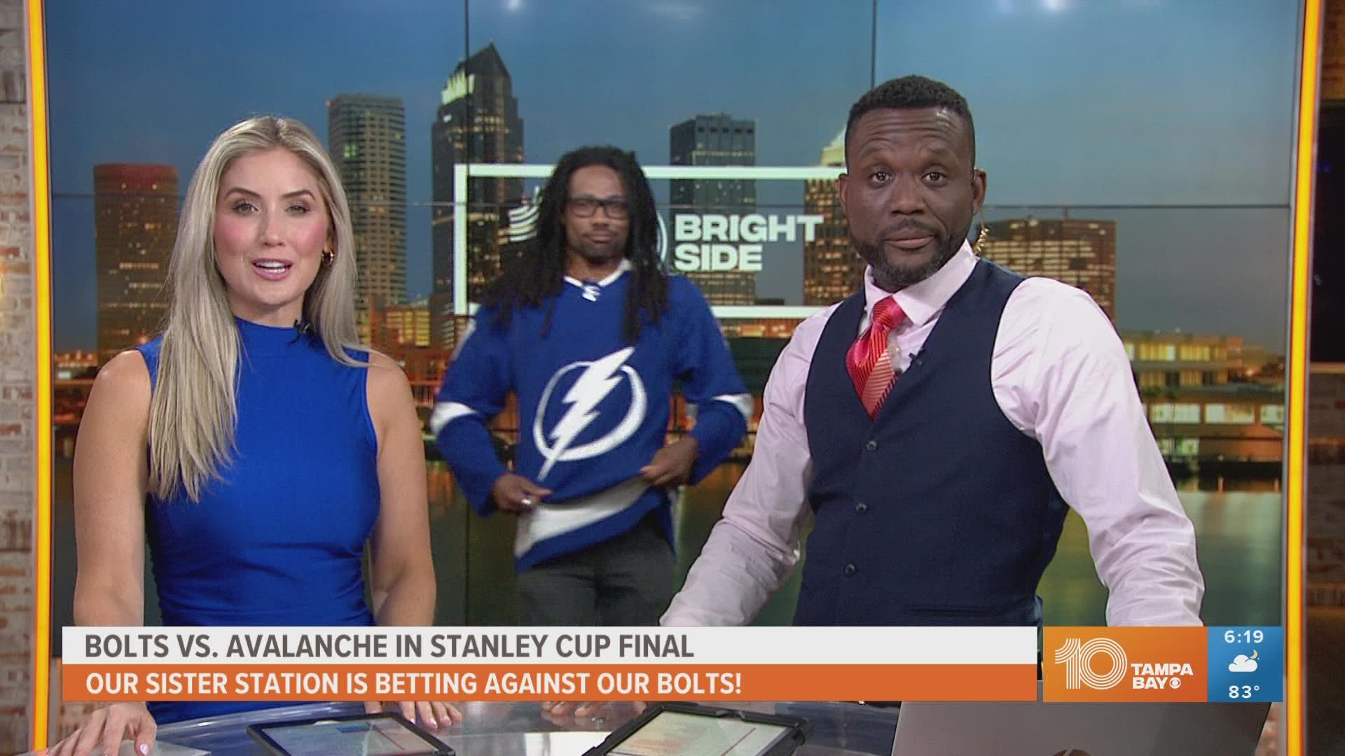 Brightside makes bet with Denver TV station over Bolts in Stanley Cup Final wtsp