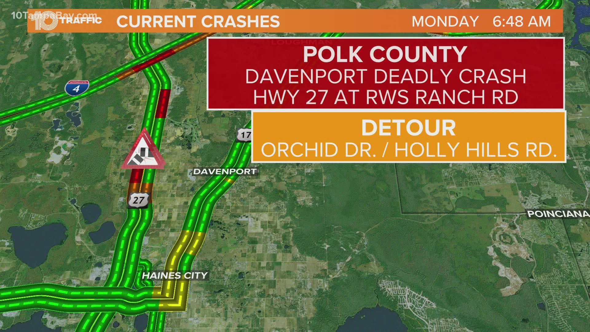 FHP Deadly Haines City crash shuts down US 27