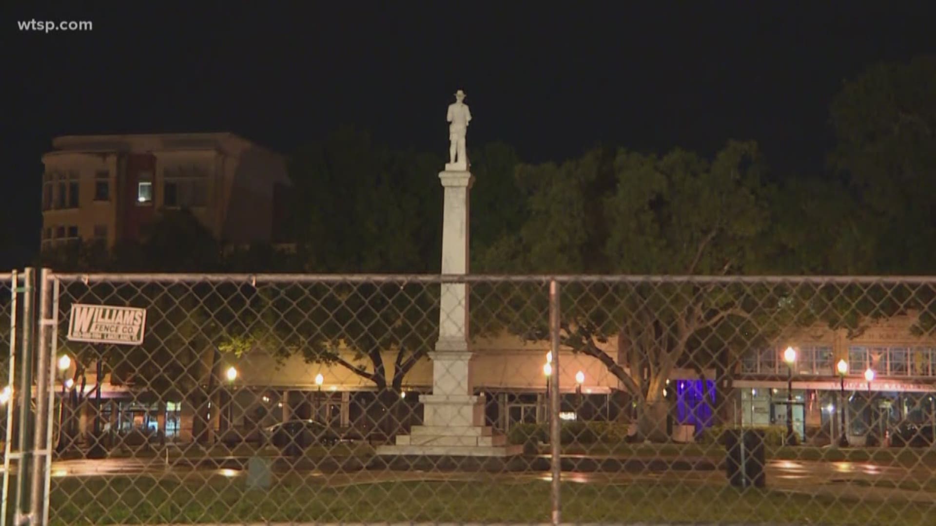 The process of moving a controversial Confederate monument at Munn Park in Lakeland is scheduled to begin Monday. https://on.wtsp.com/2Jx0qhA