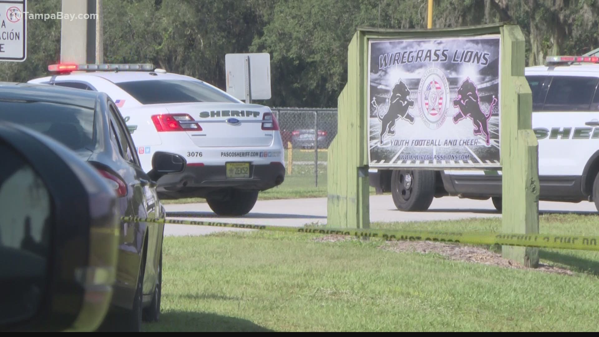 Families were at the Samuel Pasco Athletic Park at the time of the shooting, according to a 10 Tampa Bay employee.