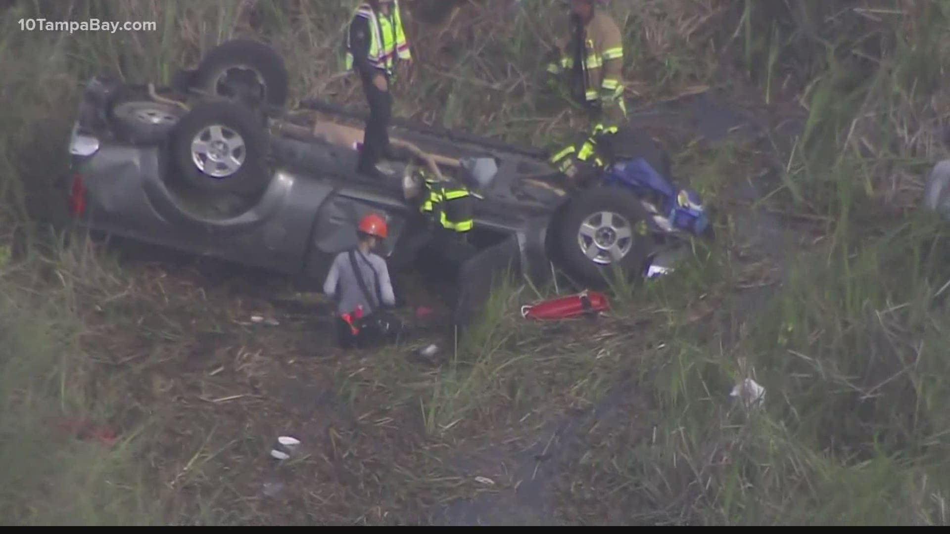Authorities said the crash happened in Alligator Alley on I-75 near mile marker 27.