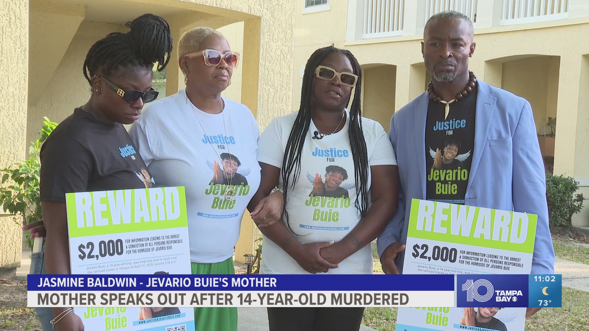 Jasmine Baldwin is calling on police to make an arrest for the murder of her son, Jevario Buie