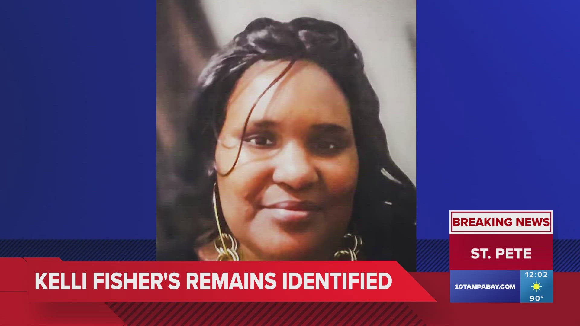 Detectives said the home that caught fire is owned by the family of 42-year-old Kelli Fisher, who had been missing for two weeks.