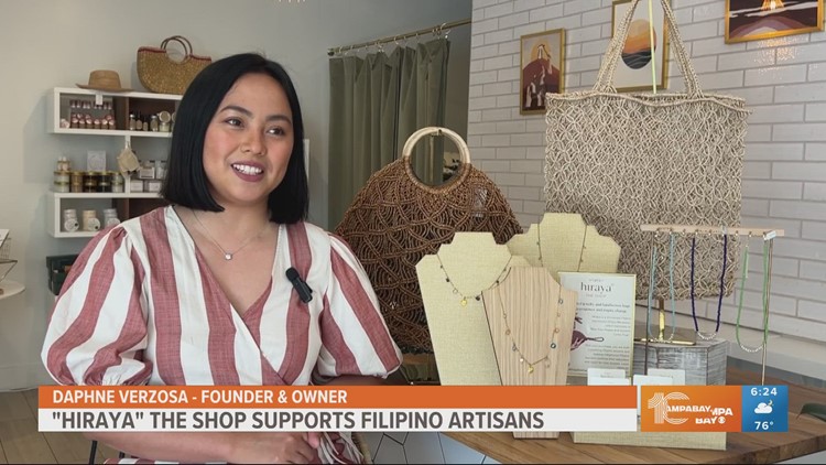 Shop owner of Hiraya in Tampa supports Filipino artisans, children through business