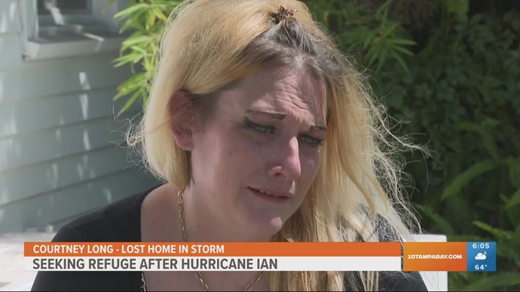 Charlotte County woman displaced by Hurricane Ian seeks refuge in Tampa Bay area
