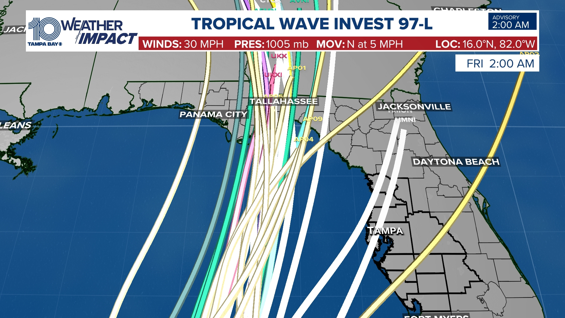 Invest 97L forms in the NW Caribbean | wtsp.com