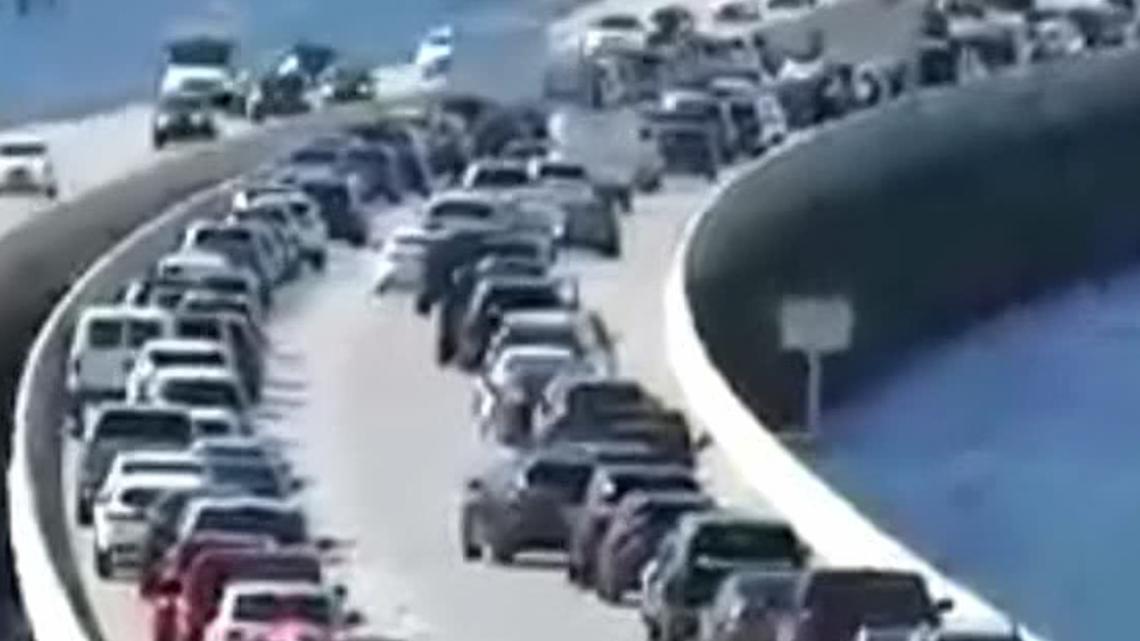 Crash Blocks Northbound I 275 On Sunshine Skyway Bridge Wtsp