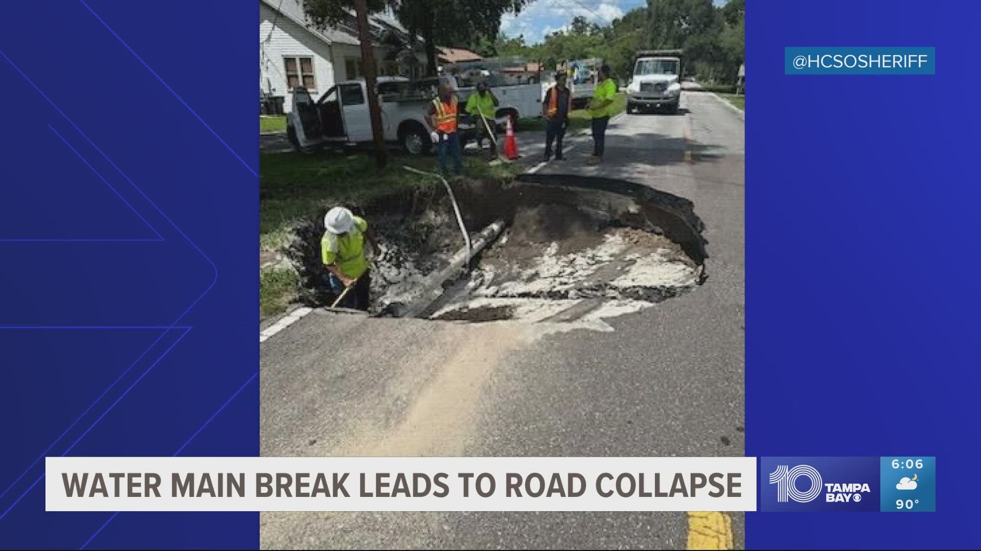 Limona Road is shut down between Bates Street and Short Street.