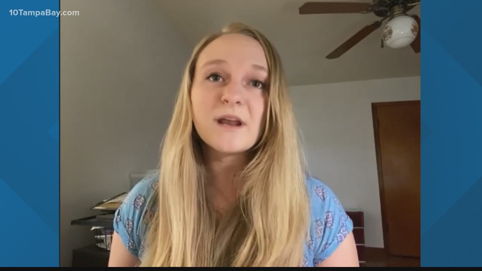 Catherine Hanna had severe shortness of breath but was able to fight the virus at home.