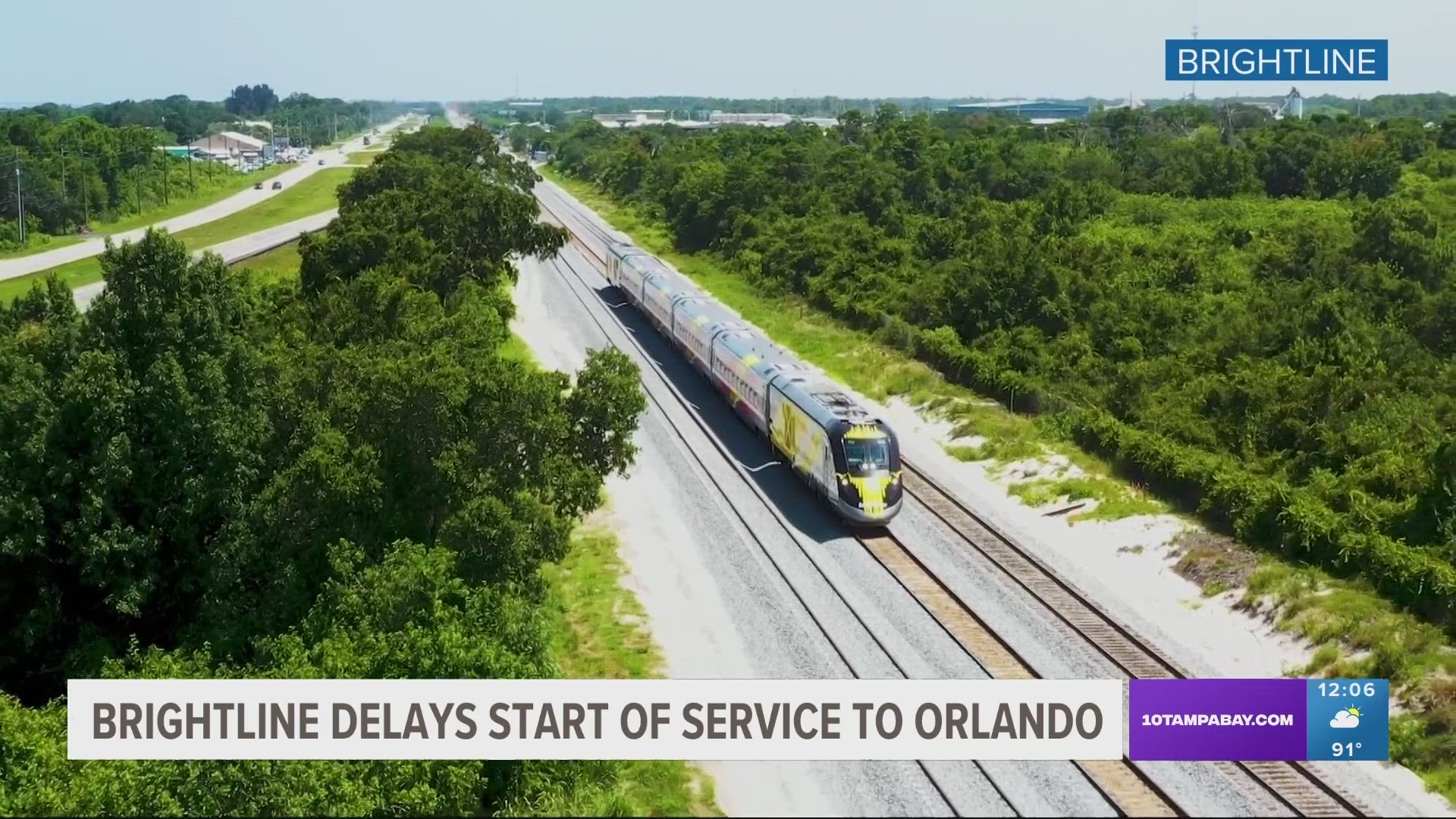 Customers who already booked a ride between Orlando and South Florida at the beginning of September should've received an email with rebooking information.