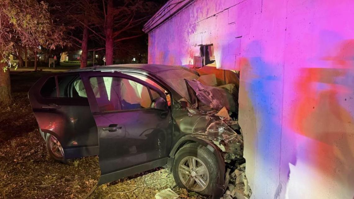 PHOTOS: Car crashes into vacant building in Clearwater | wtsp.com