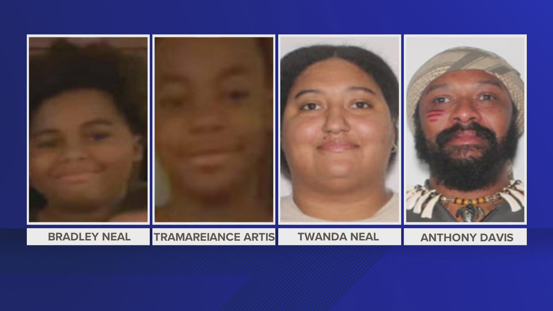 Bradley Neal, 11, and Tramareiance Artis, 14, may be in the company of adults Twanda Neal and Anthony Davis, FDLE said.