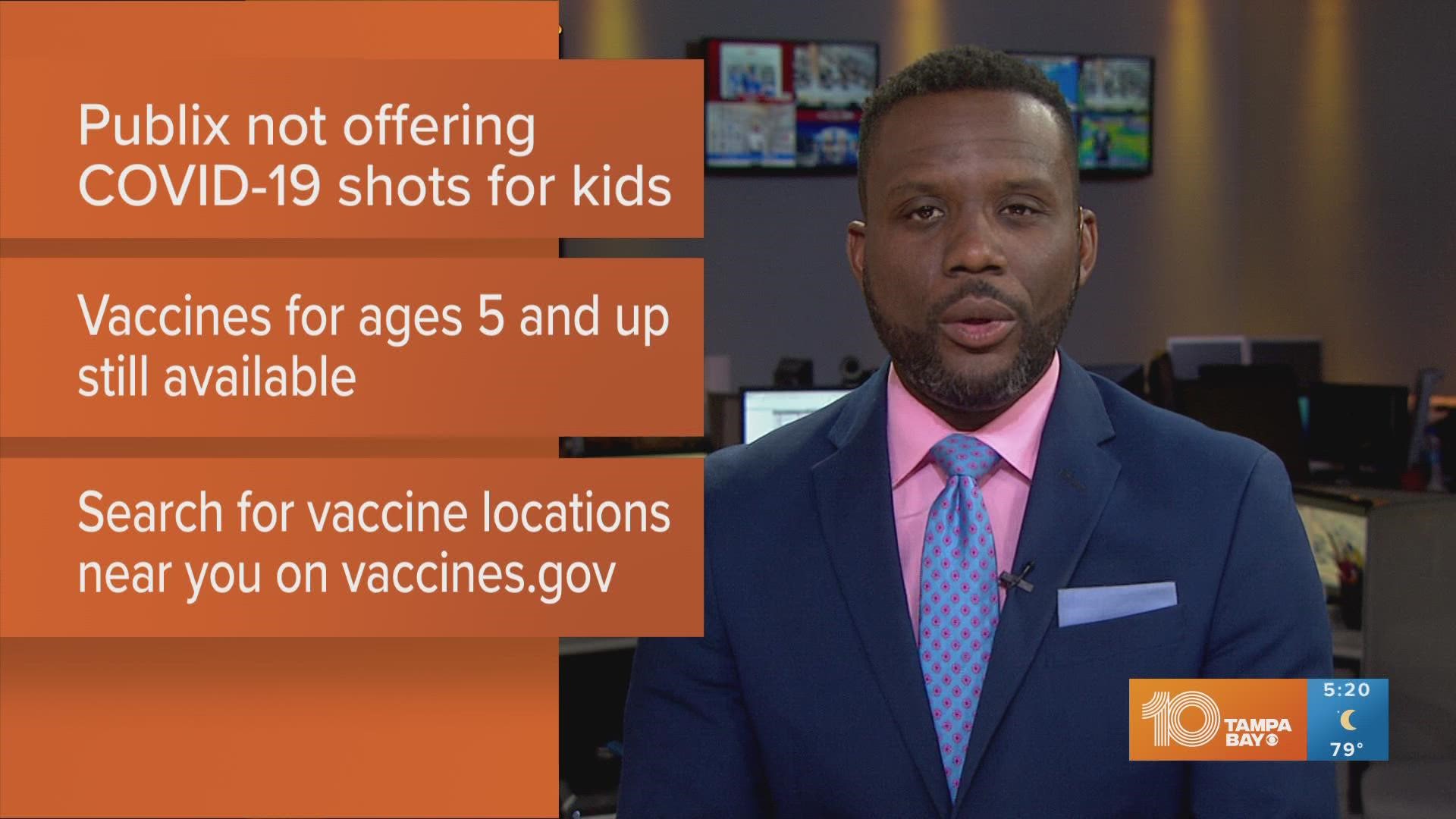 The Florida Department of Health is not recommending shots for healthy children, contradicting federal health experts' guidance.