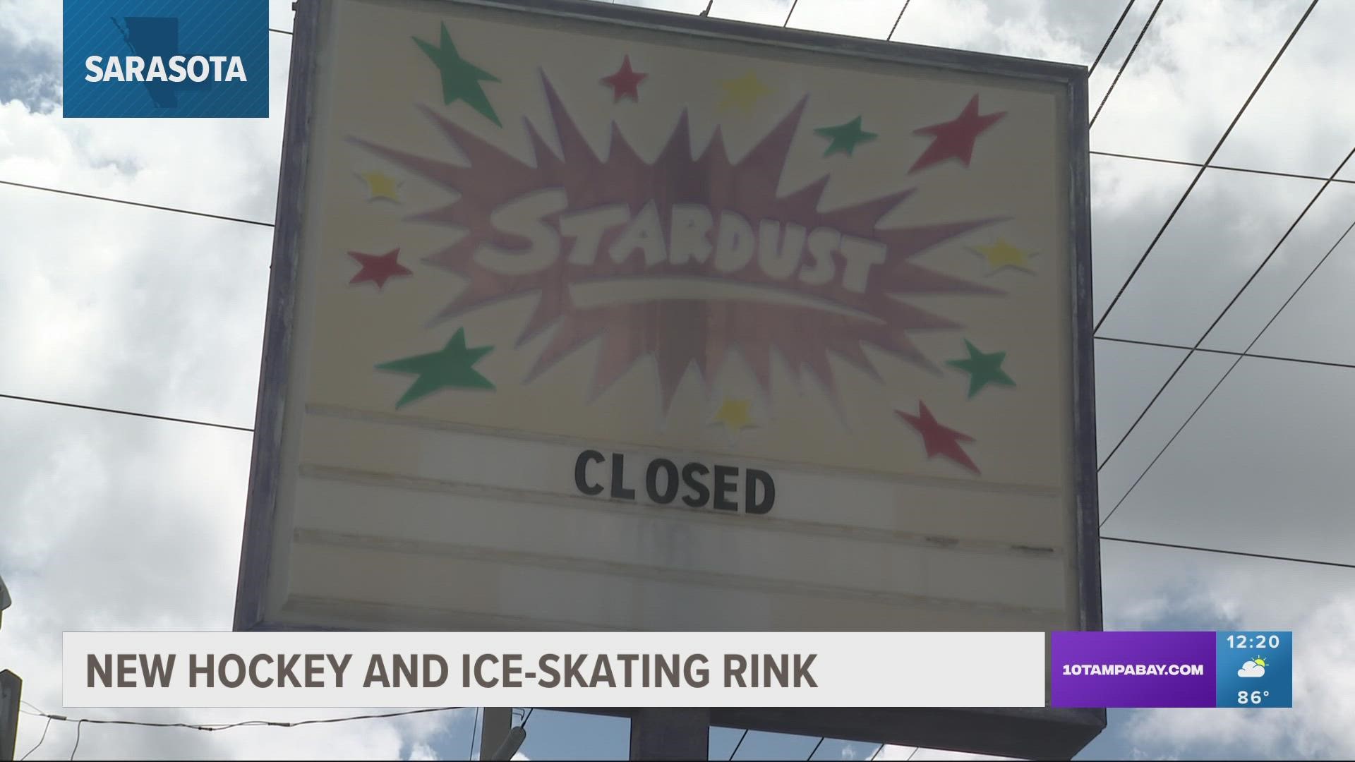 The former "Stardust Skate Center" will be turned into a rink for hockey and figure skating.