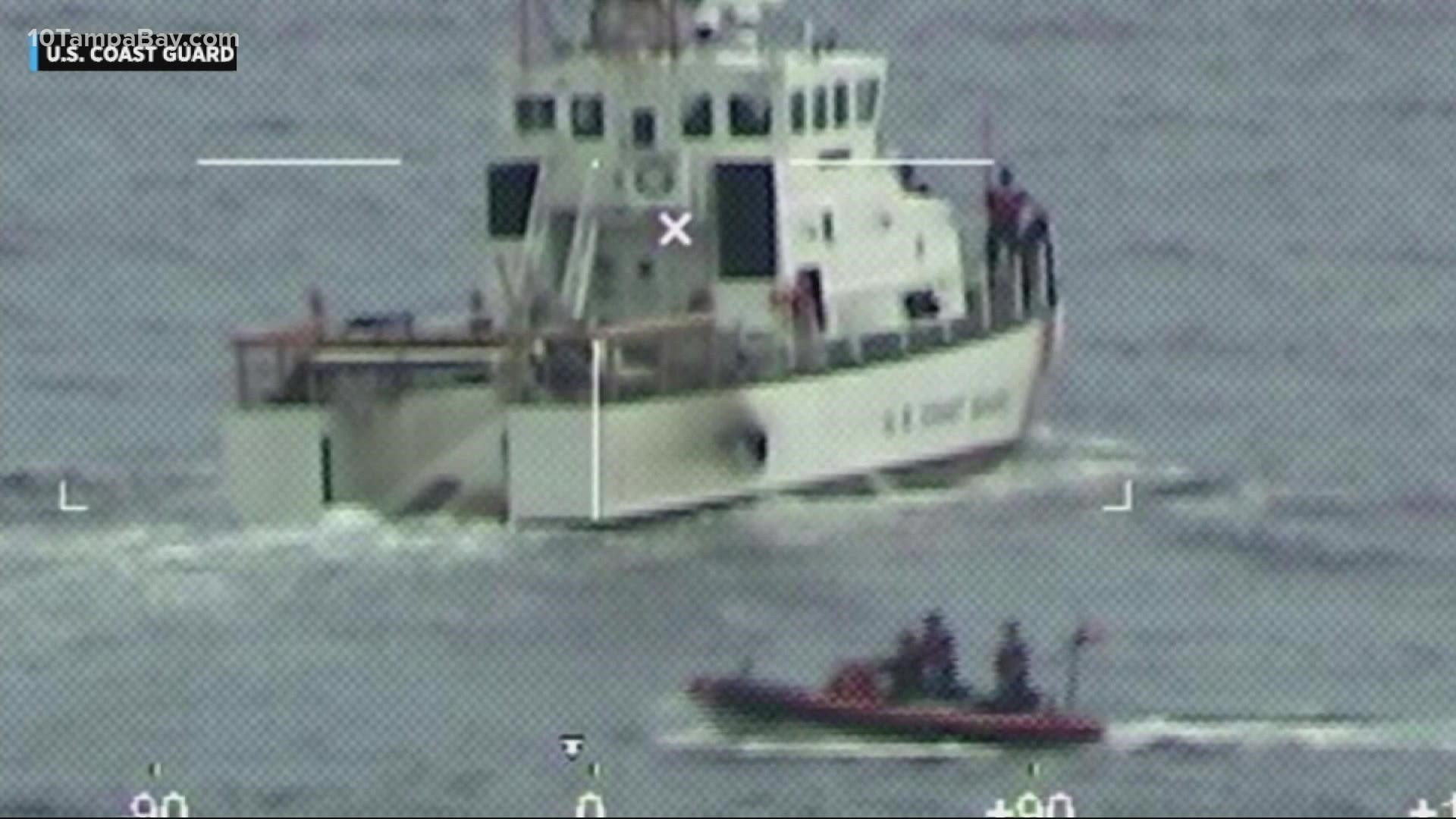 A total of five people have been found dead after a suspected smuggling boat capsized.