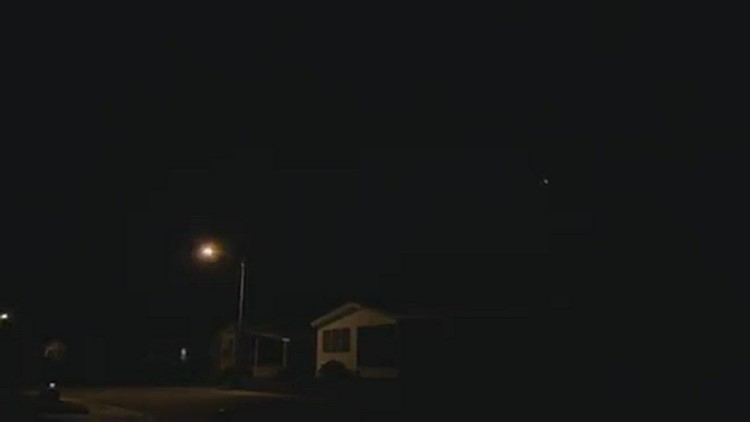 Lightning show in Zephyrhills