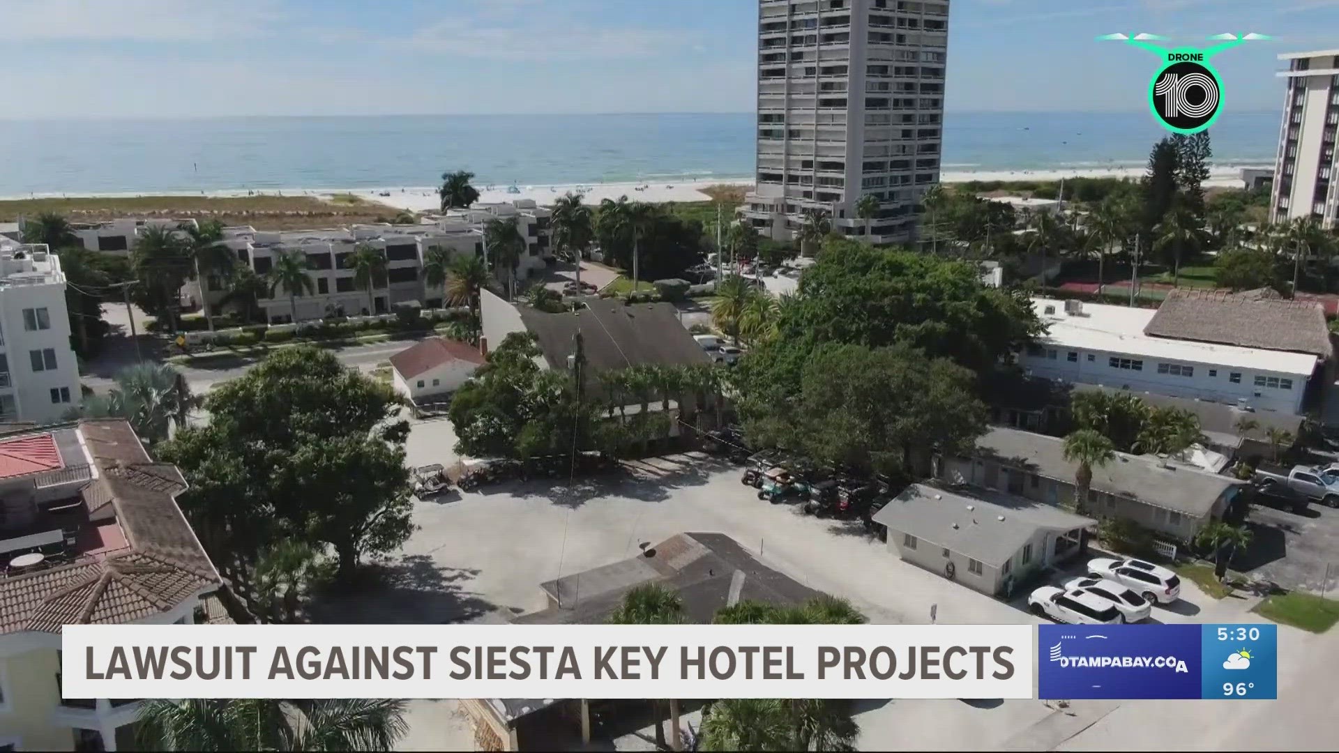 10 Tampa Bay reached out to the county for a reaction to the ruling on the Siesta Key lawsuit.