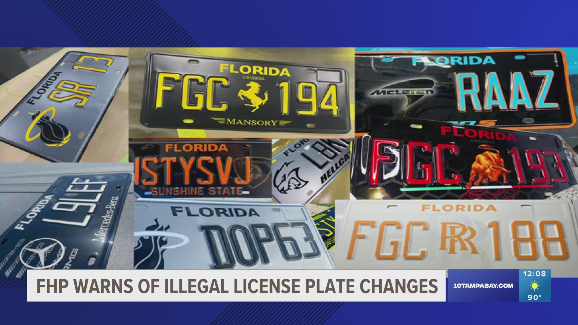 Troopers say they have seen a 98% increase in real plates that have been altered.