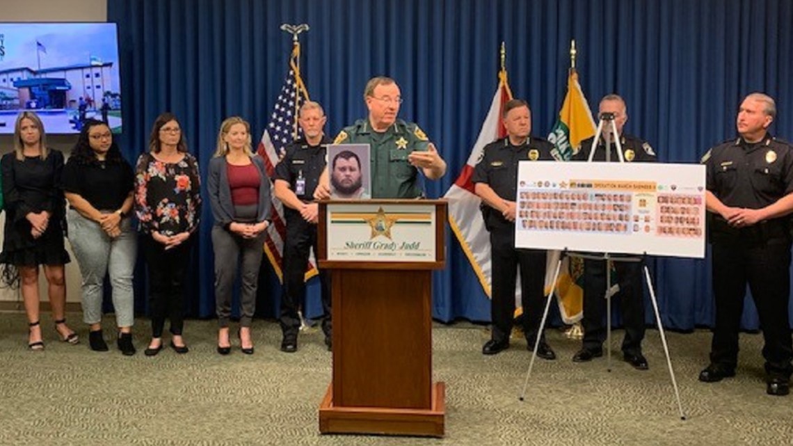 Polk Sheriff Grady Judd 100 arrests made in undercover sting wtsp