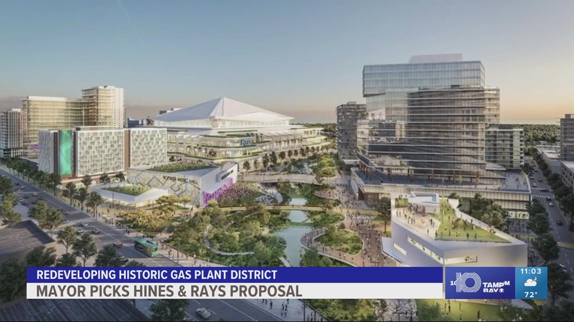 Hines, Tampa Bay Rays selected as Historic Gas Plant District developer
