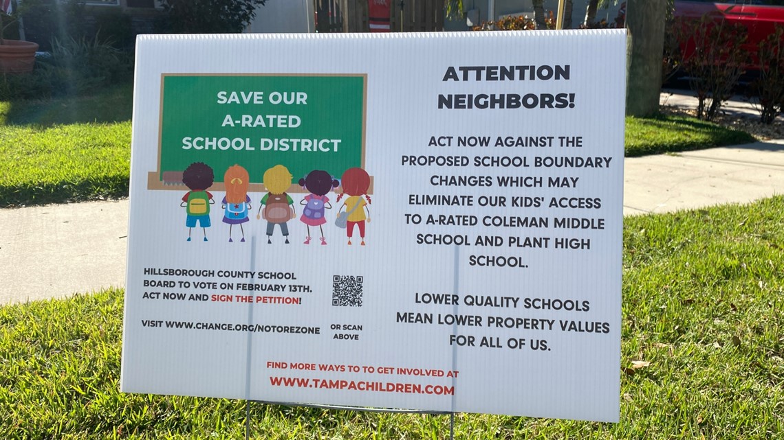 Rezoning plan for Plant High school causes concern among parents