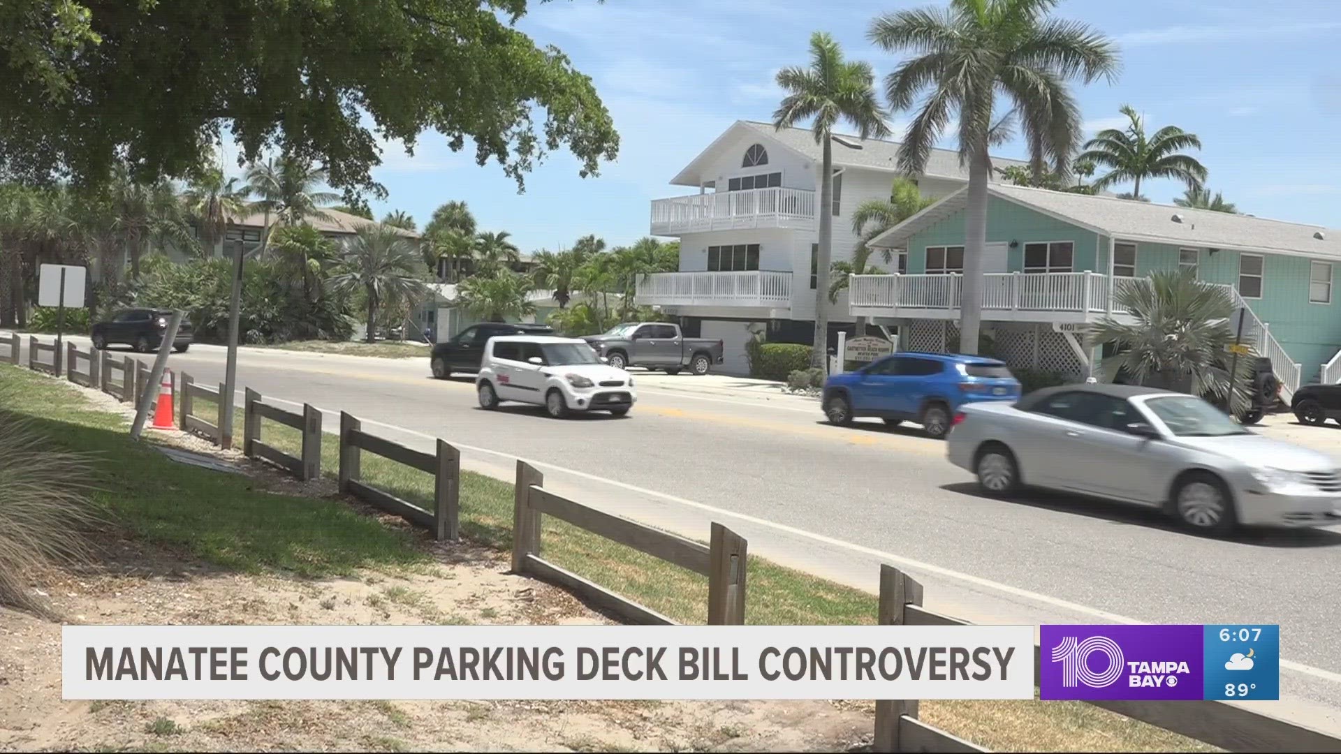 The bill will allow Manatee County to build a parking garage for beachgoers at the end of State Road 64 without a permit from the city of Holmes Beach.