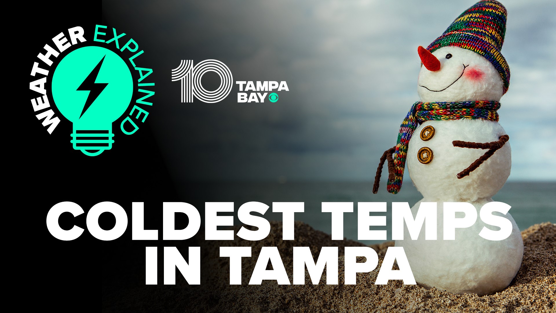 10 Tampa Bay meteorologist Natalie Ferrari details how cold it's ever gotten in the Tampa Bay area.