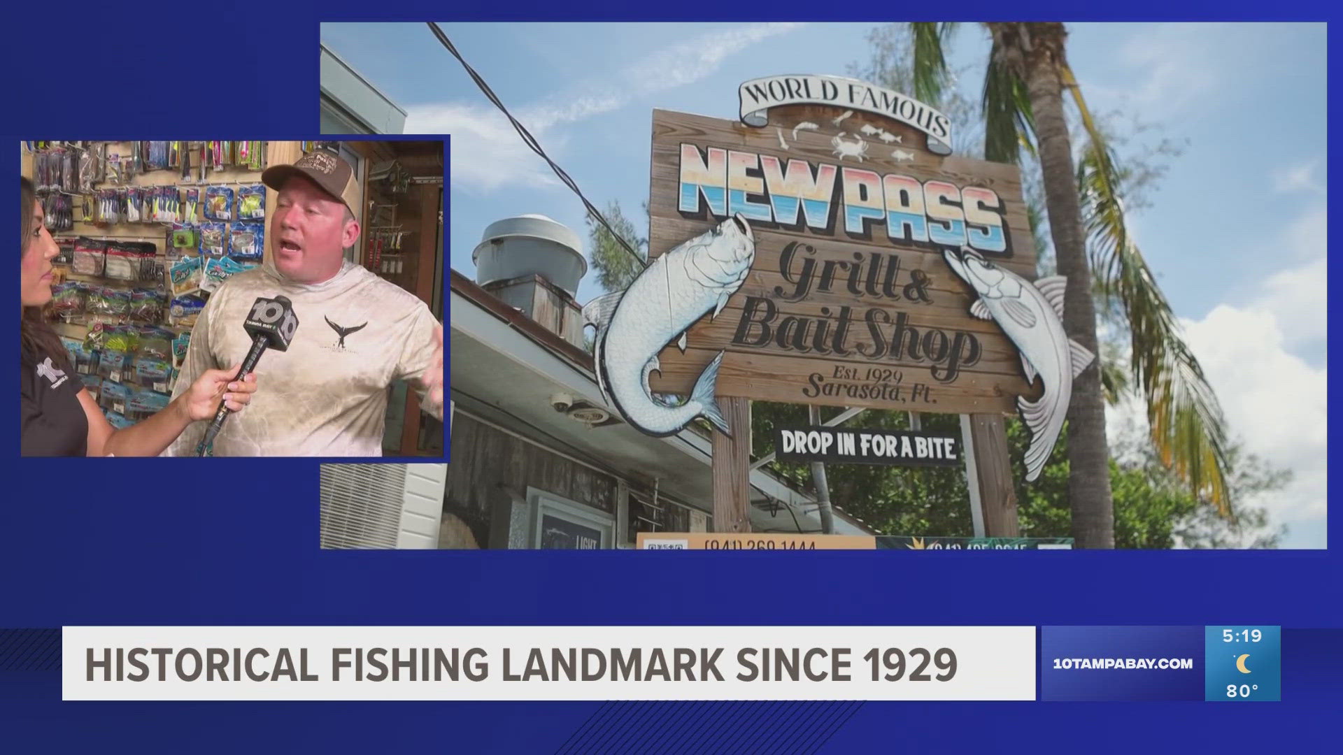 When it comes to doing anything out on the water, Sarasota locals turn to this iconic bait and tackle shop.