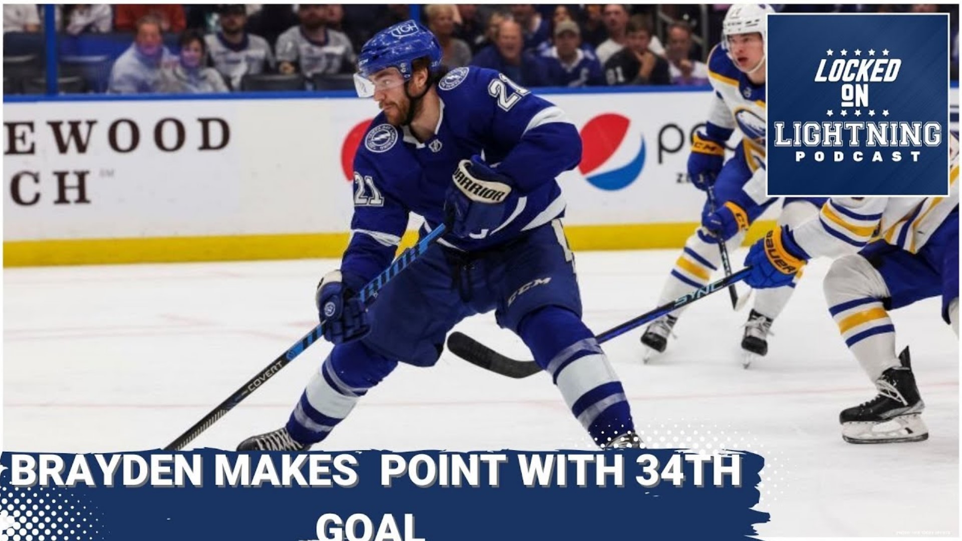 We marvel once again at the nightly performance of Brayden Point. Point was the highlight for the Lightning with a breakaway goal to notch his 34th of the season.