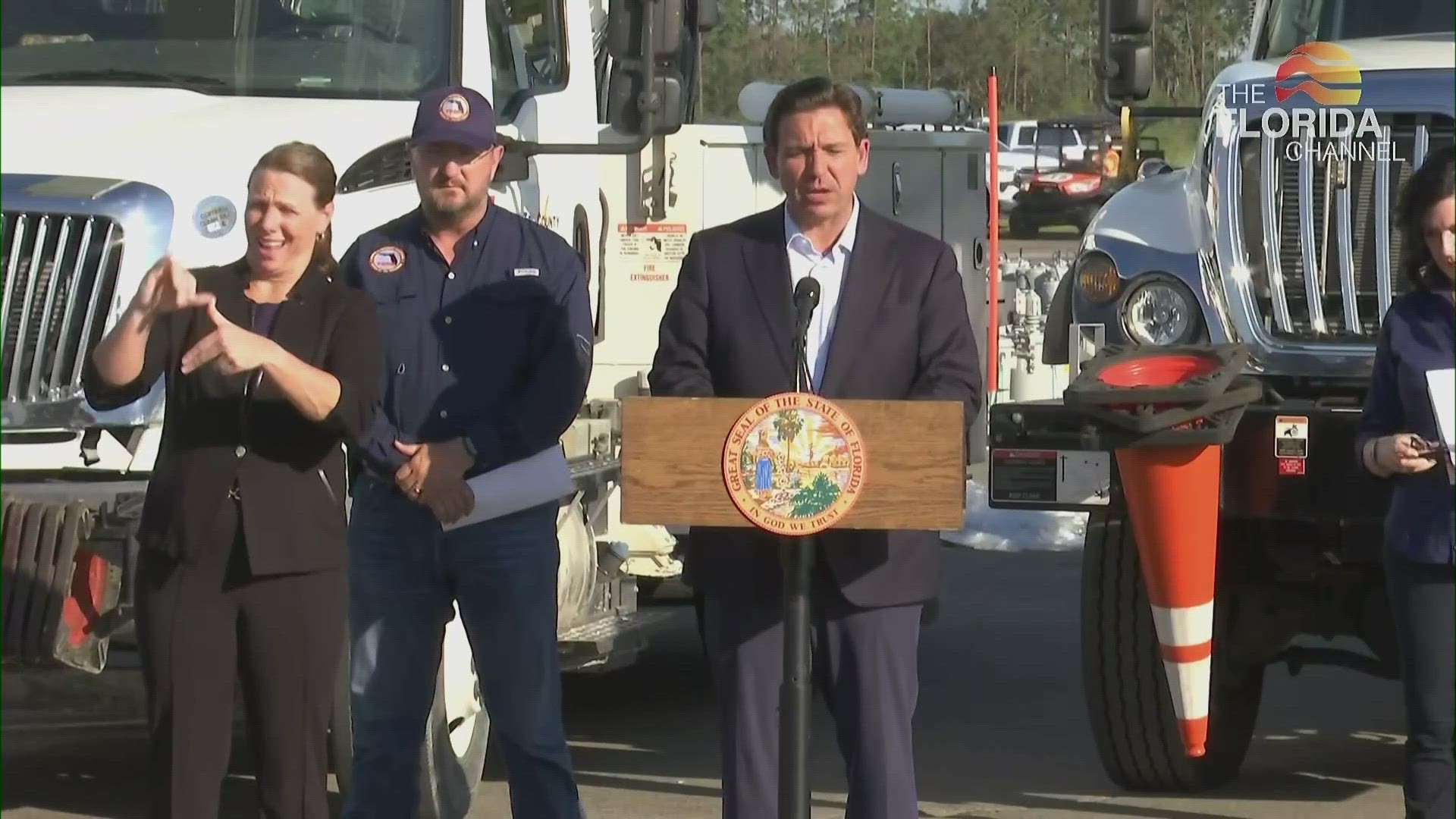 Duke Energy, Florida Power and Light and Tampa Electric are still working to rebuild power poles, transmission lines and substations.