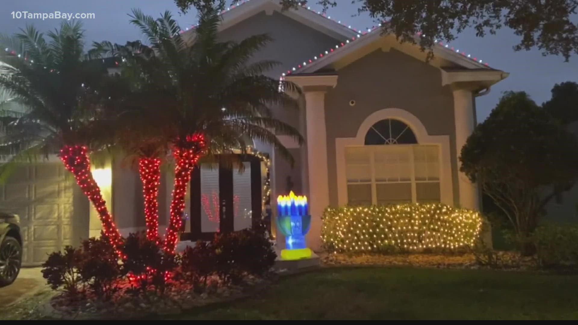 A family in Westchase is in a battle with their homeowner’s association over Christmas lights.