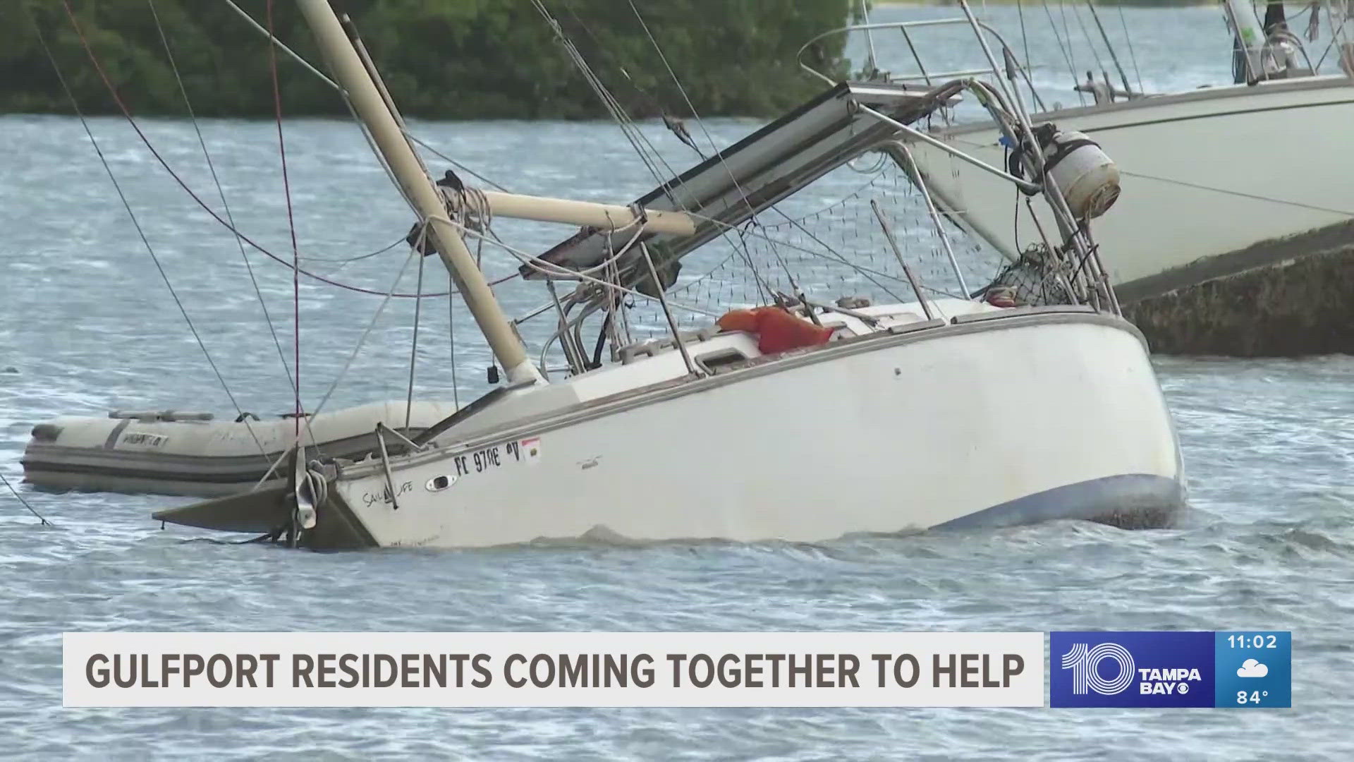 Powerful winds from Hurricane Debby wreaked havoc in Gulfport's boating community.