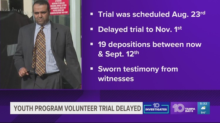 Trial delayed for former Tampa mosque youth program volunteer