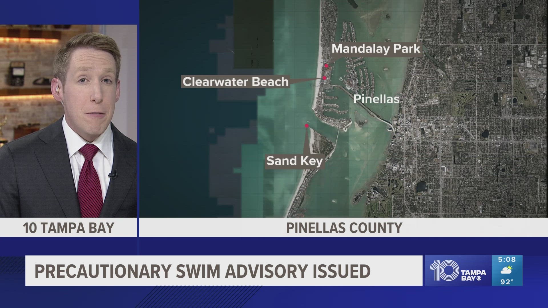 After major tropical systems, the water quality at area beaches tends to be less than desirable for a swim.