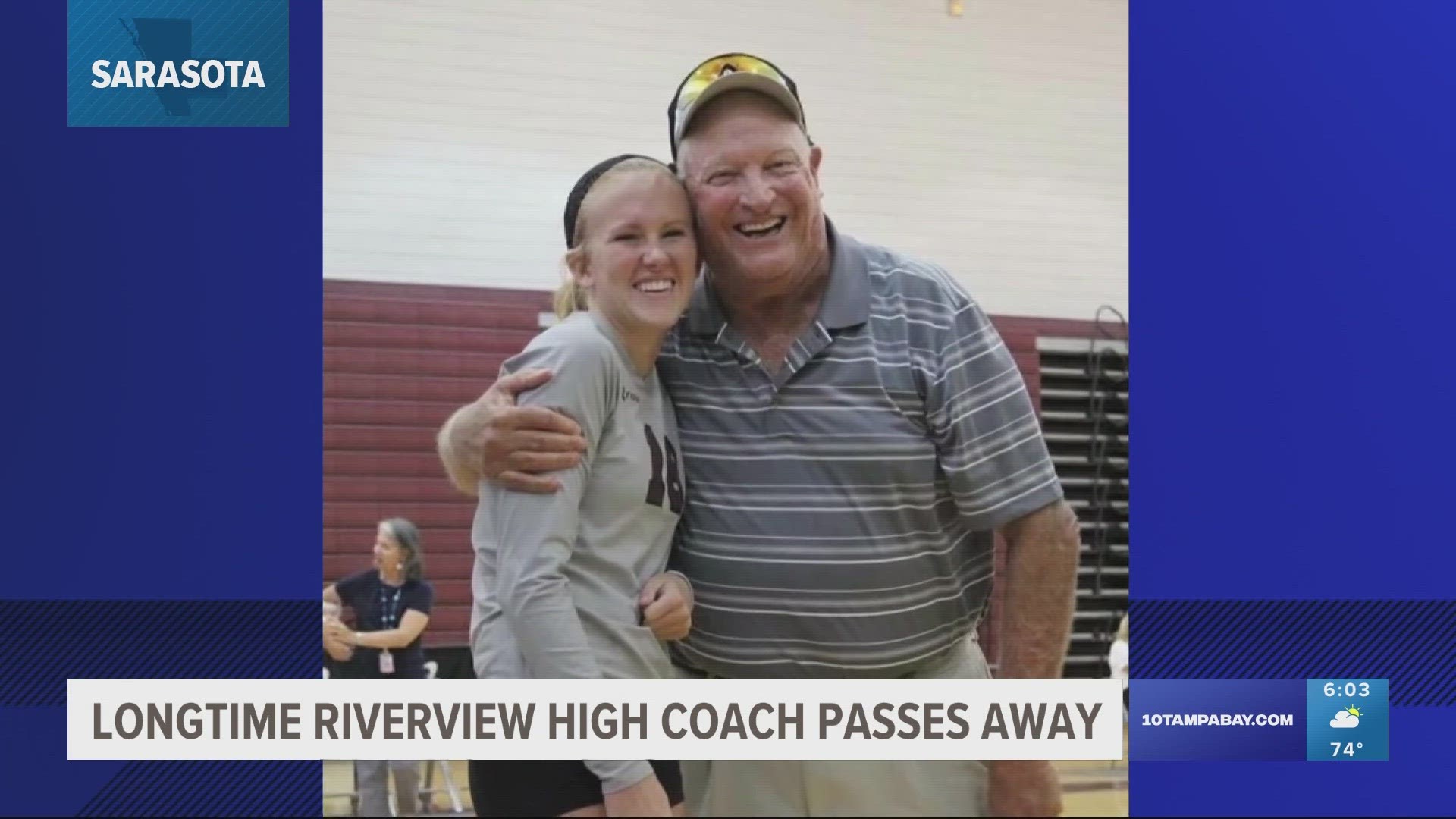 Just two weeks ago, the school renamed its football field after the coach.