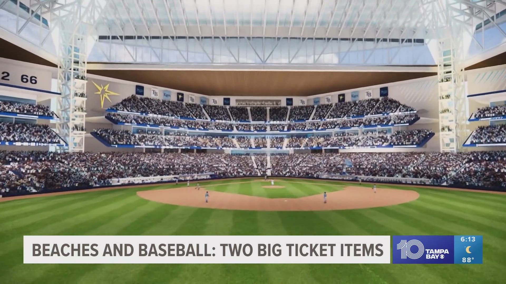 Money from recent beach projects comes from the same fund the county would have to pull from to pay for a new Rays stadium, which is raising some concerns.